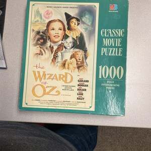 Vtg 1994 Wizard of Oz Tin Metal Movie Poster Sign Turner Entertainment Co.